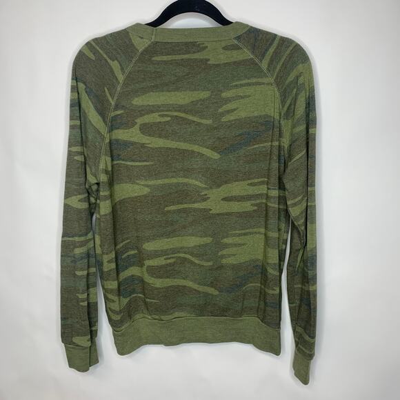 Camo Crew Neck Sweatshirt KC Sz Small - Picture 6 of 9